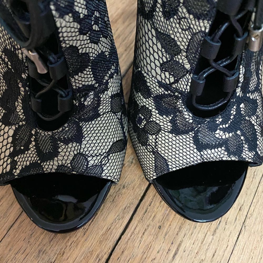 Brian Atwood Lace Booties size 7 - Picture 9 of 9
